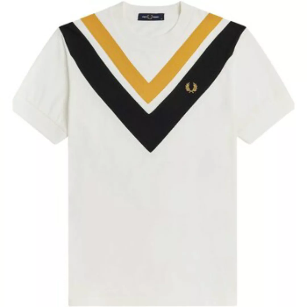 Fred Perry  T-Shirts & Poloshirts Fp V-Panel T-Shirt günstig online kaufen