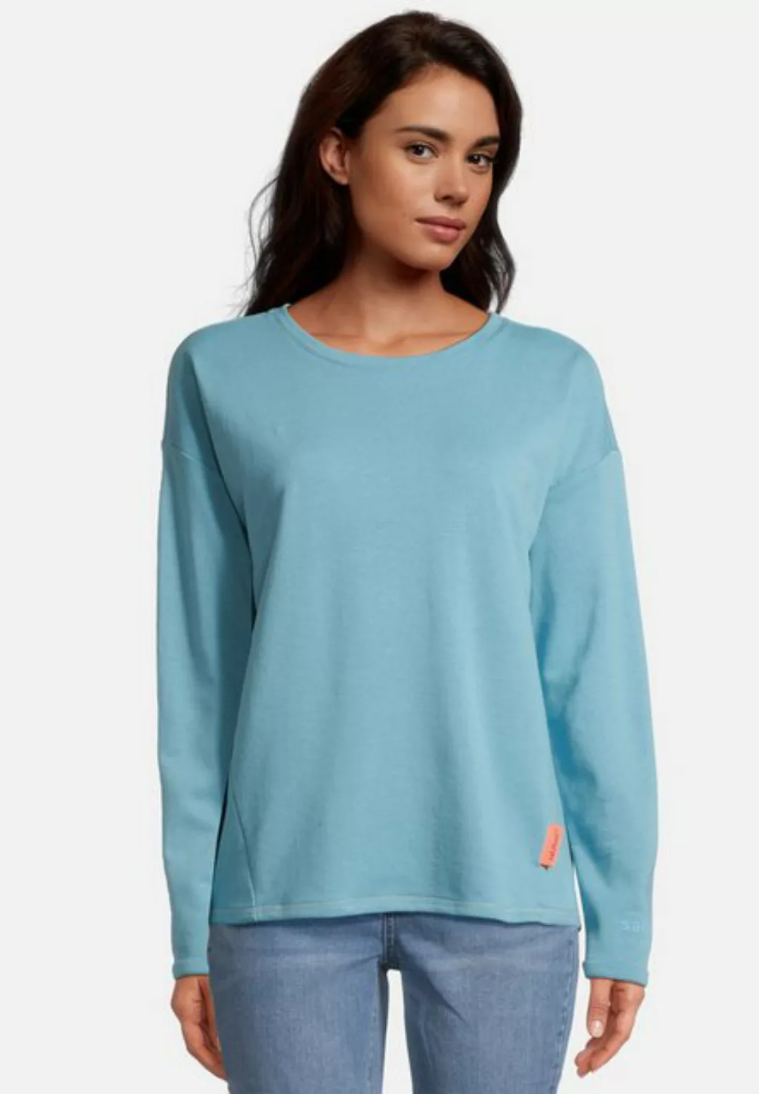 salzhaut Longpullover RUFFEL Damen normale Passform Bequem, weich, schick, günstig online kaufen