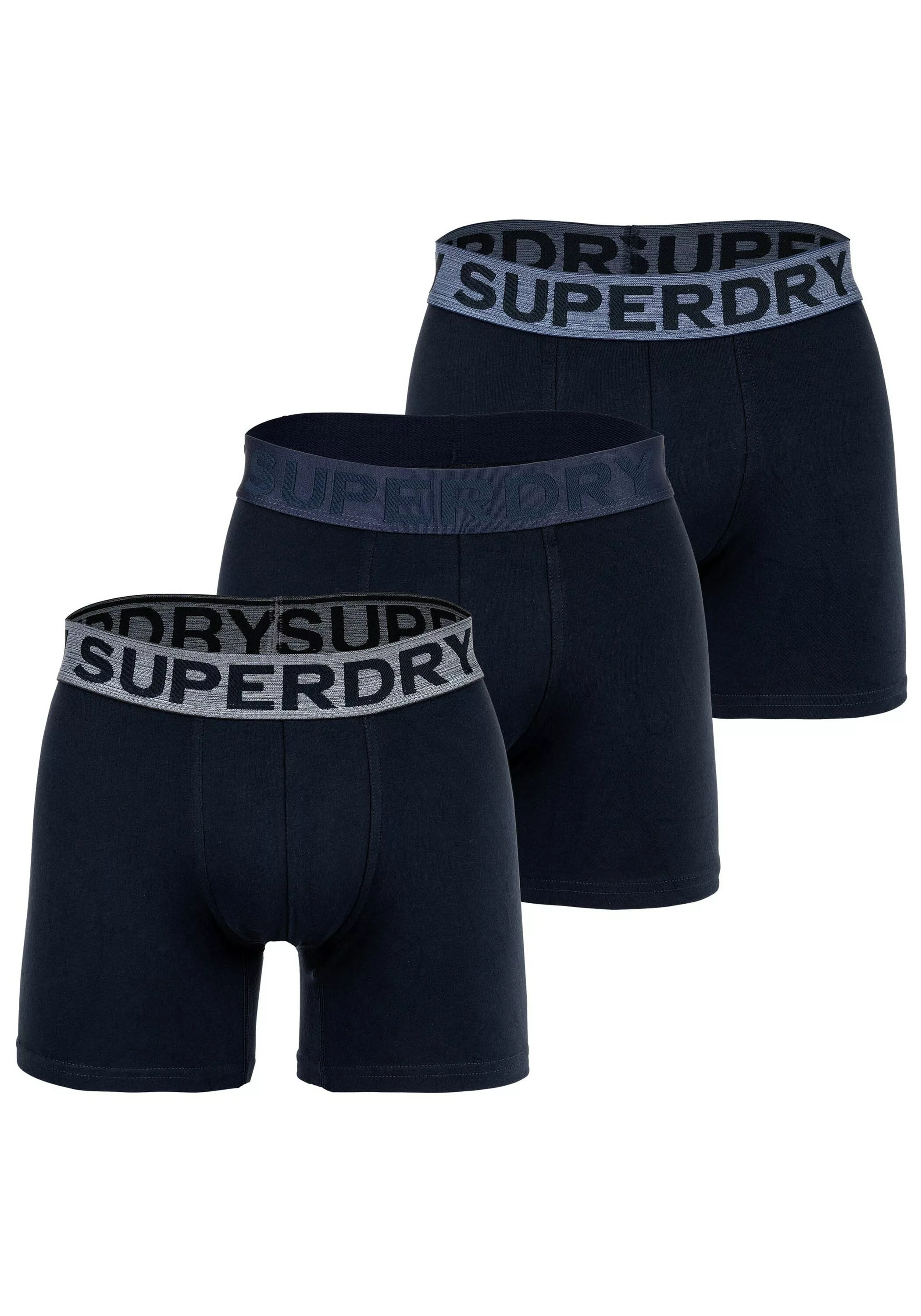 Superdry 3-er Set Boxer Briefs Blau günstig online kaufen