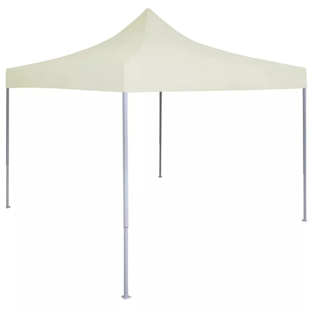 Profi-partyzelt Faltbar 2×2 M Stahl Creme günstig online kaufen