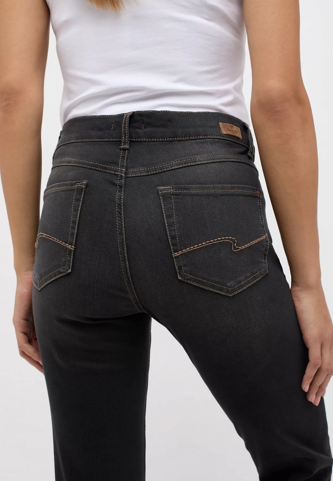 ANGELS Skinny-fit-Jeans mit Kontrastnähten an den Taschen günstig online kaufen