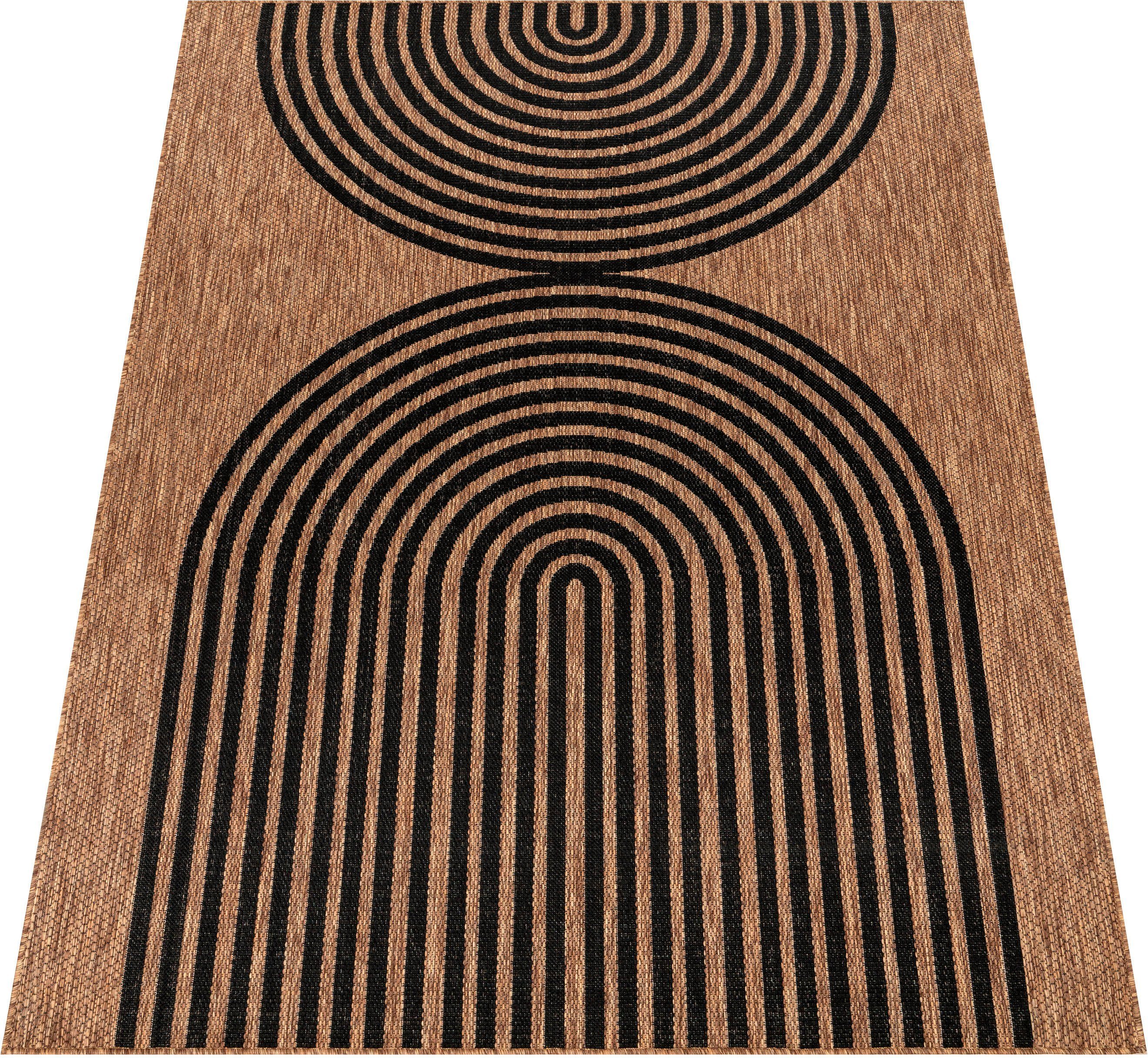 Paco Home Teppich »Illusion 328«, rechteckig, 4 mm Höhe, Flachgewebe, Scand günstig online kaufen
