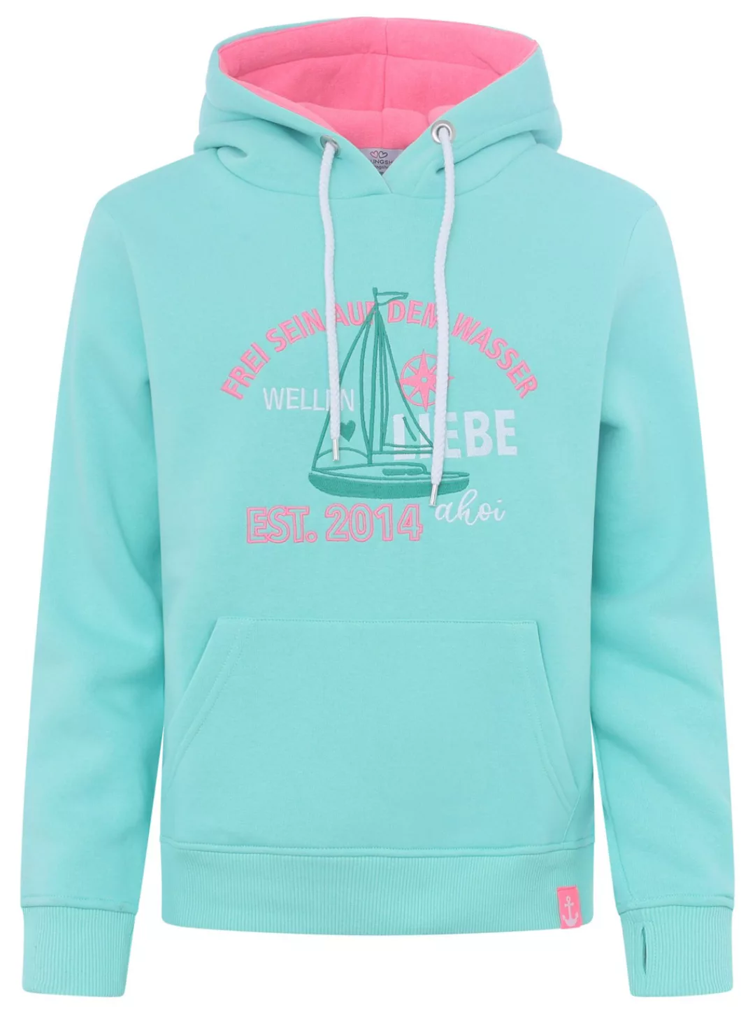 Zwillingsherz Hoodie ""Frei sein"", mit maritimen Design, Kängurutaschen un günstig online kaufen