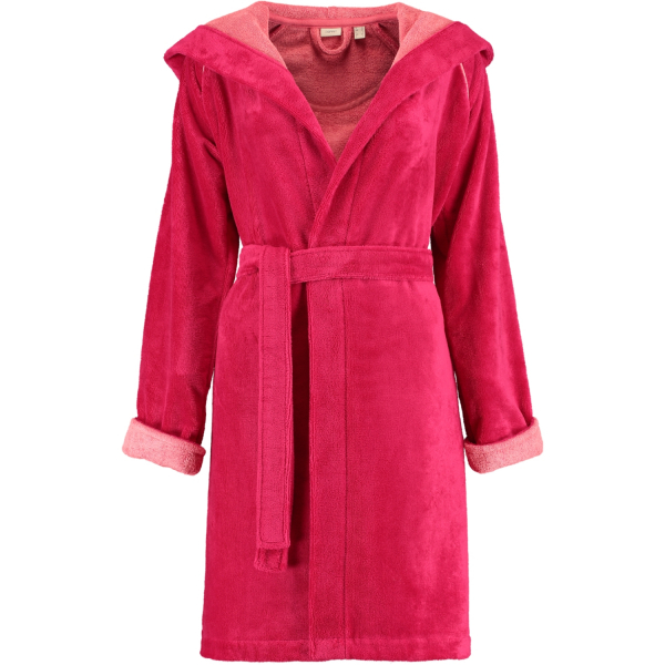 Esprit Damen Bademantel Cosy Kapuze - Farbe: raspberry - 001 - XS günstig online kaufen