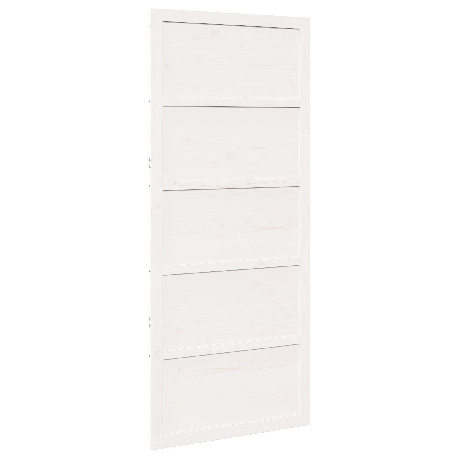vidaXL Schiebetür Scheuertür Weiß 90x208 cm günstig online kaufen