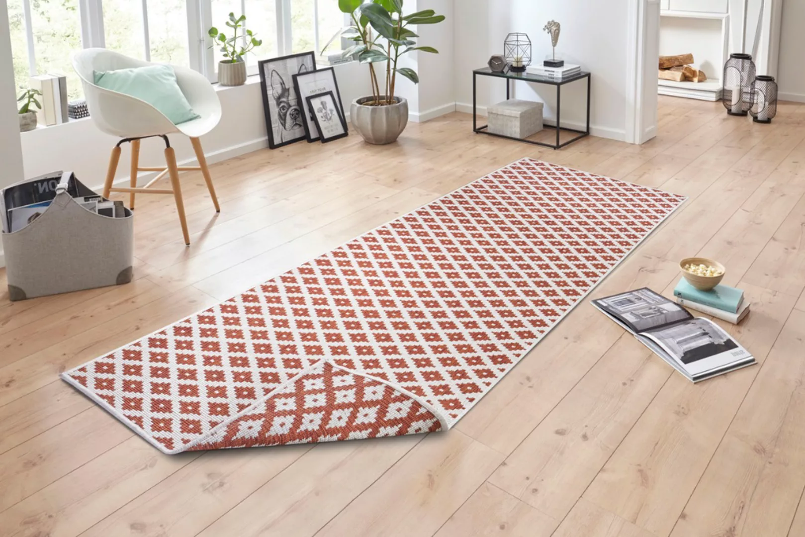 NORTHRUGS Teppich »Nizza Wendeteppich«, rechteckig, 5 mm Höhe, In-& Outdoor günstig online kaufen