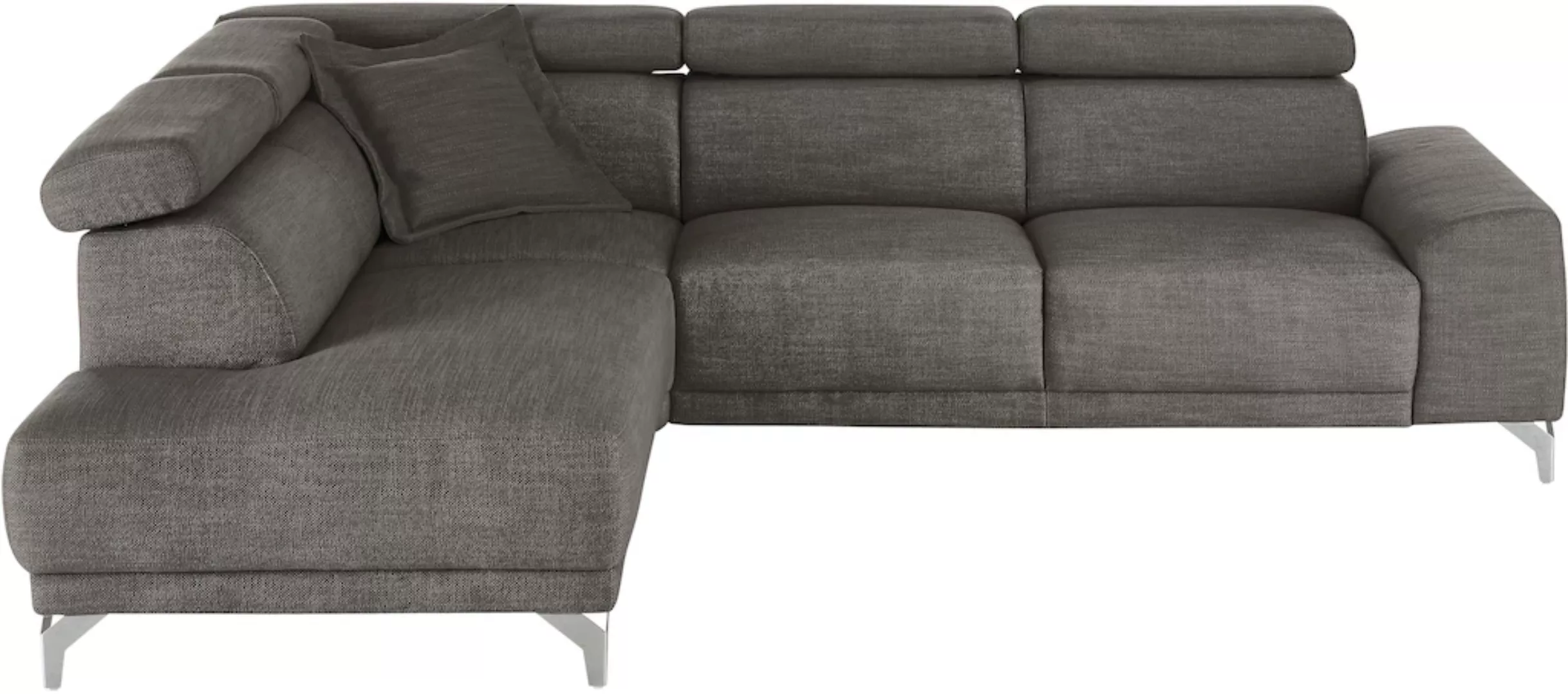 3C Candy Ecksofa Greve Sofa immer mit manuelle Kopfteilverstellungen, moder günstig online kaufen