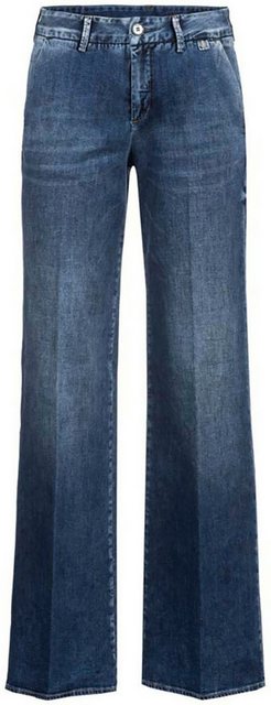 Herrlicher Schlagjeans Lovely Flared Recycled Light Denim günstig online kaufen