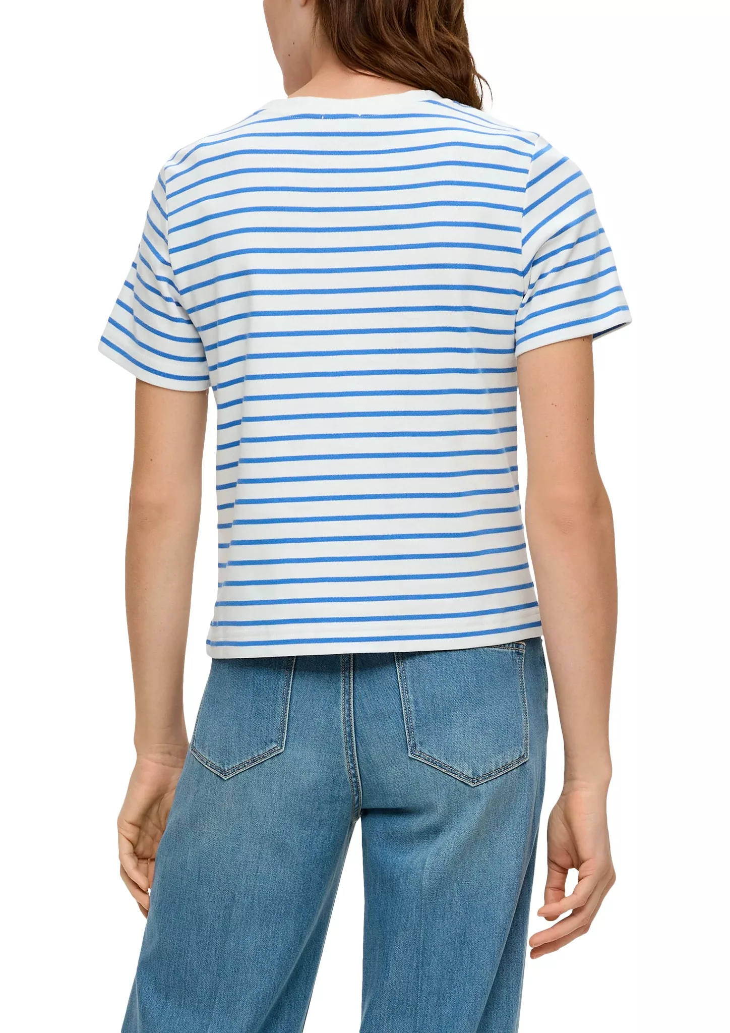 s.Oliver T-Shirt mit Streifenmuster günstig online kaufen
