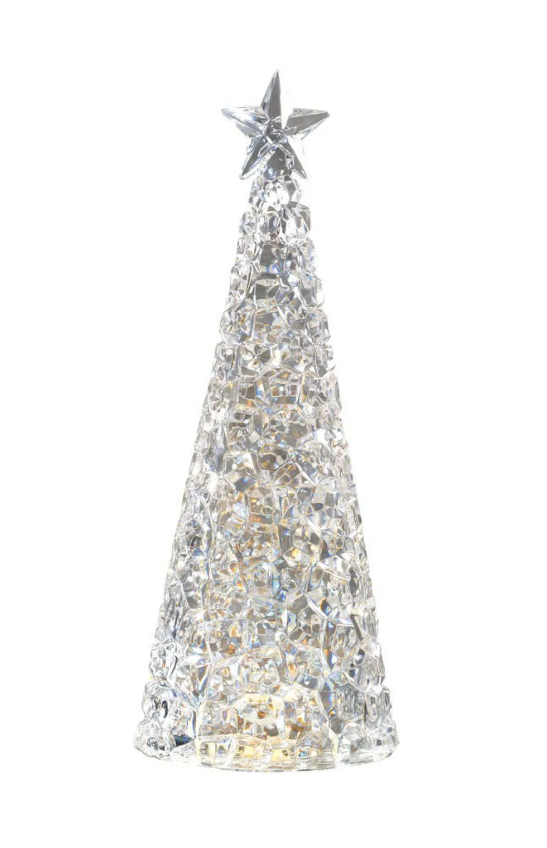 Sompex GLAMOR Tischleuchte Weihnachtsbaum Dekoleuchte Silber 28 cm günstig online kaufen