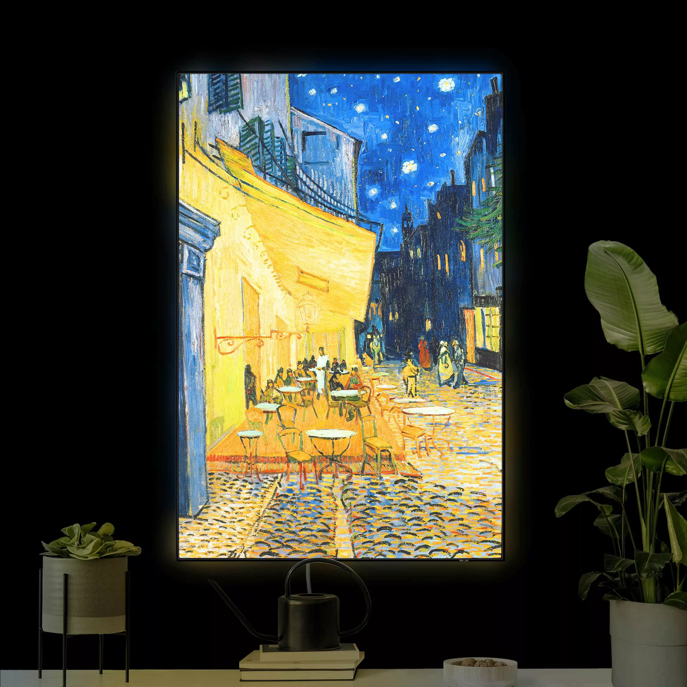 LED-Wechselbild Vincent van Gogh - Café-Terrasse in Arles günstig online kaufen