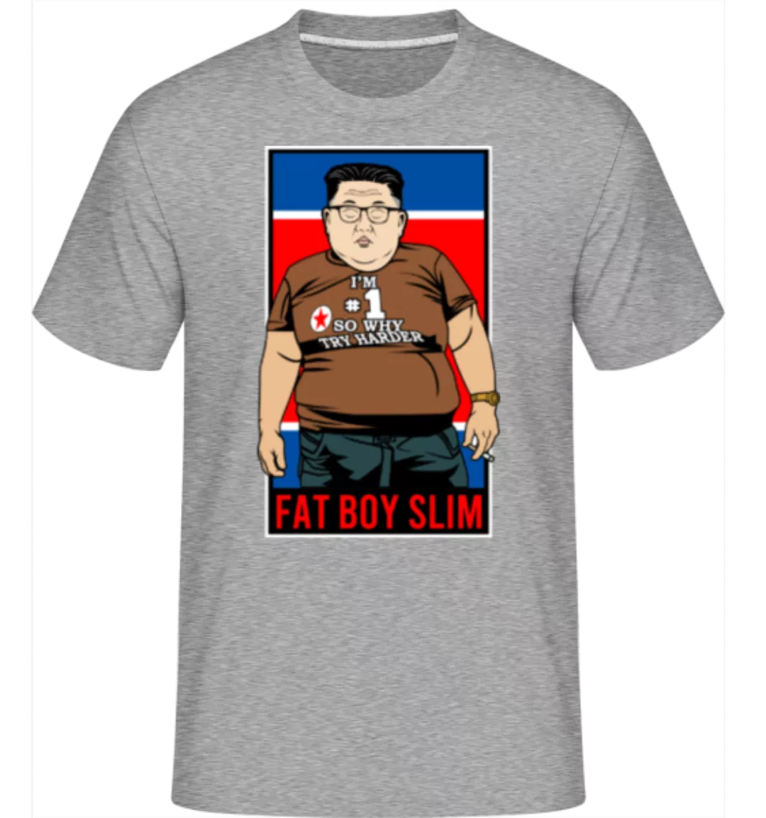 Fat Boy Slim Kim Jong Un · Shirtinator Männer T-Shirt günstig online kaufen