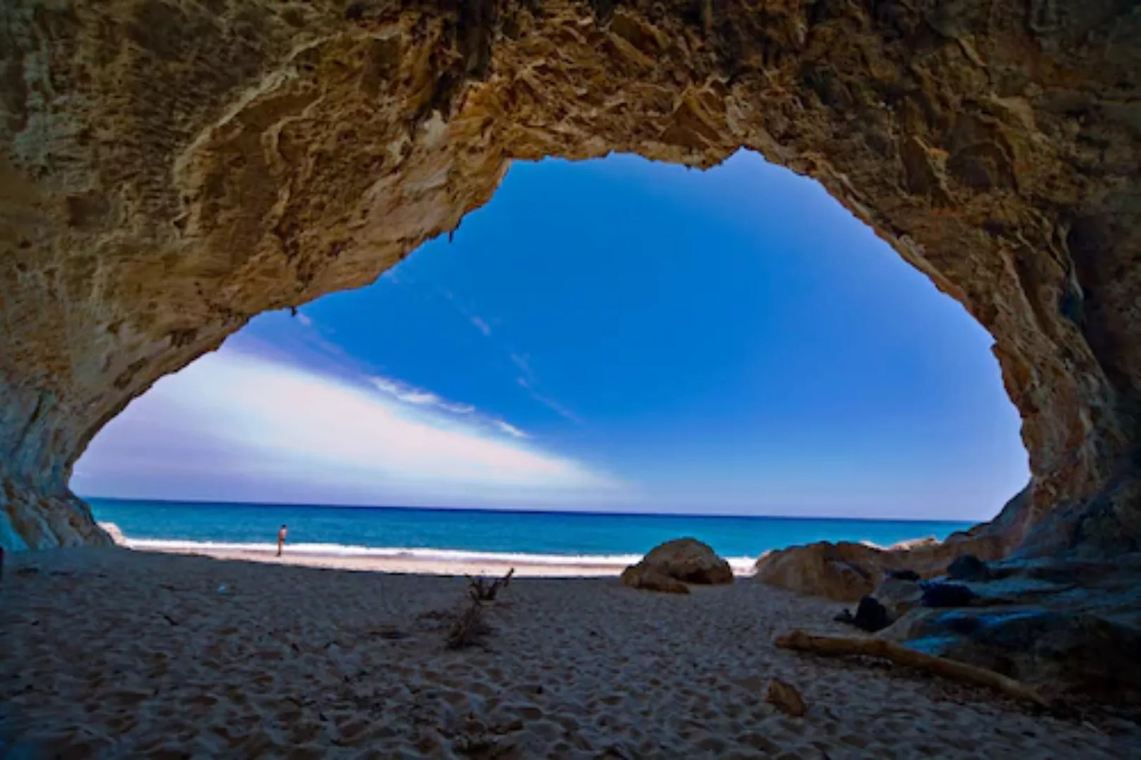 Papermoon Fototapete »Höhle Cala Luna Sardinien« günstig online kaufen