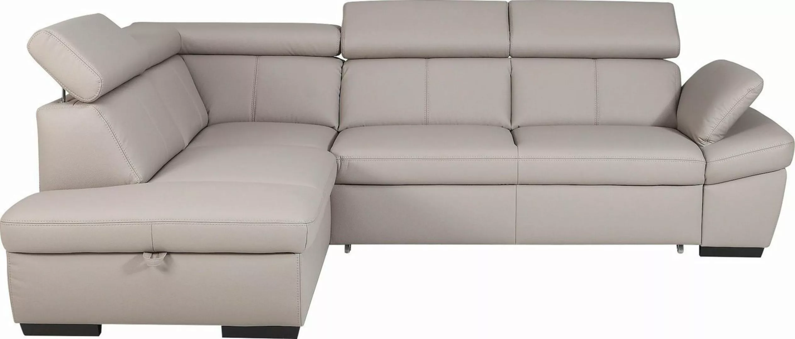 exxpo - sofa fashion Ecksofa Salerno, klassisch modernes Funktionssofa, hoh günstig online kaufen