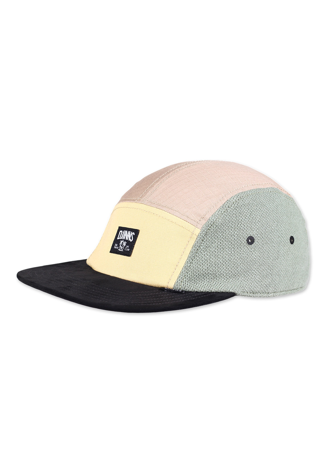 Djinns Strapback Cap 5P FLAT MIX FABRICS Multi Khaki günstig online kaufen