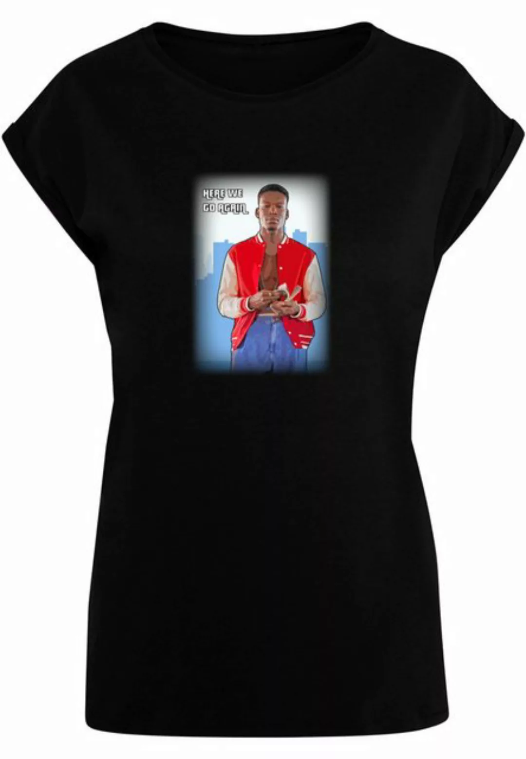 Merchcode T-Shirt Merchcode Damen Ladies Grand Start Extended Shoulder Tee günstig online kaufen