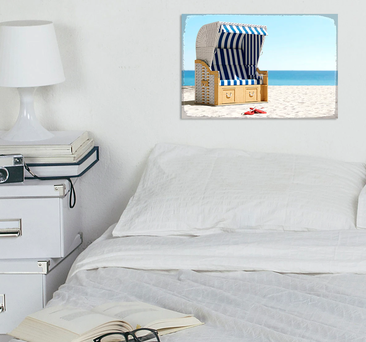 queence Metallbild "Vacation Mode", Meer Bilder-Meer-Strand, (1 St.), Stahl günstig online kaufen