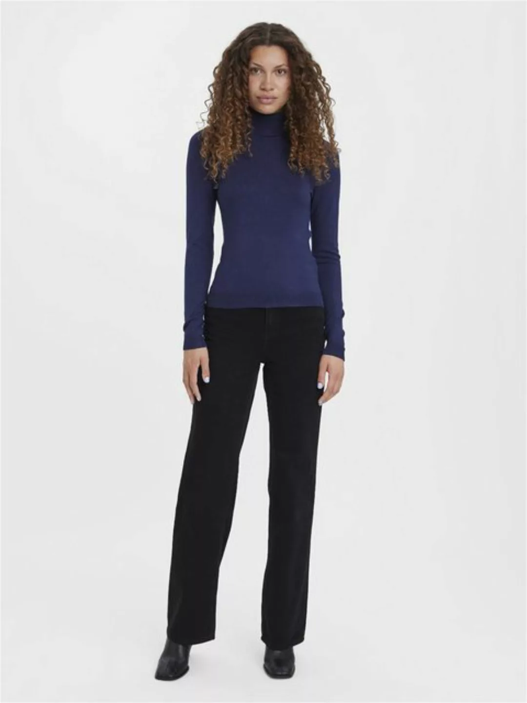 Vero Moda Rollkragenpullover VMGLORY LS ROLLNECK BLOUSE GA NOOS günstig online kaufen