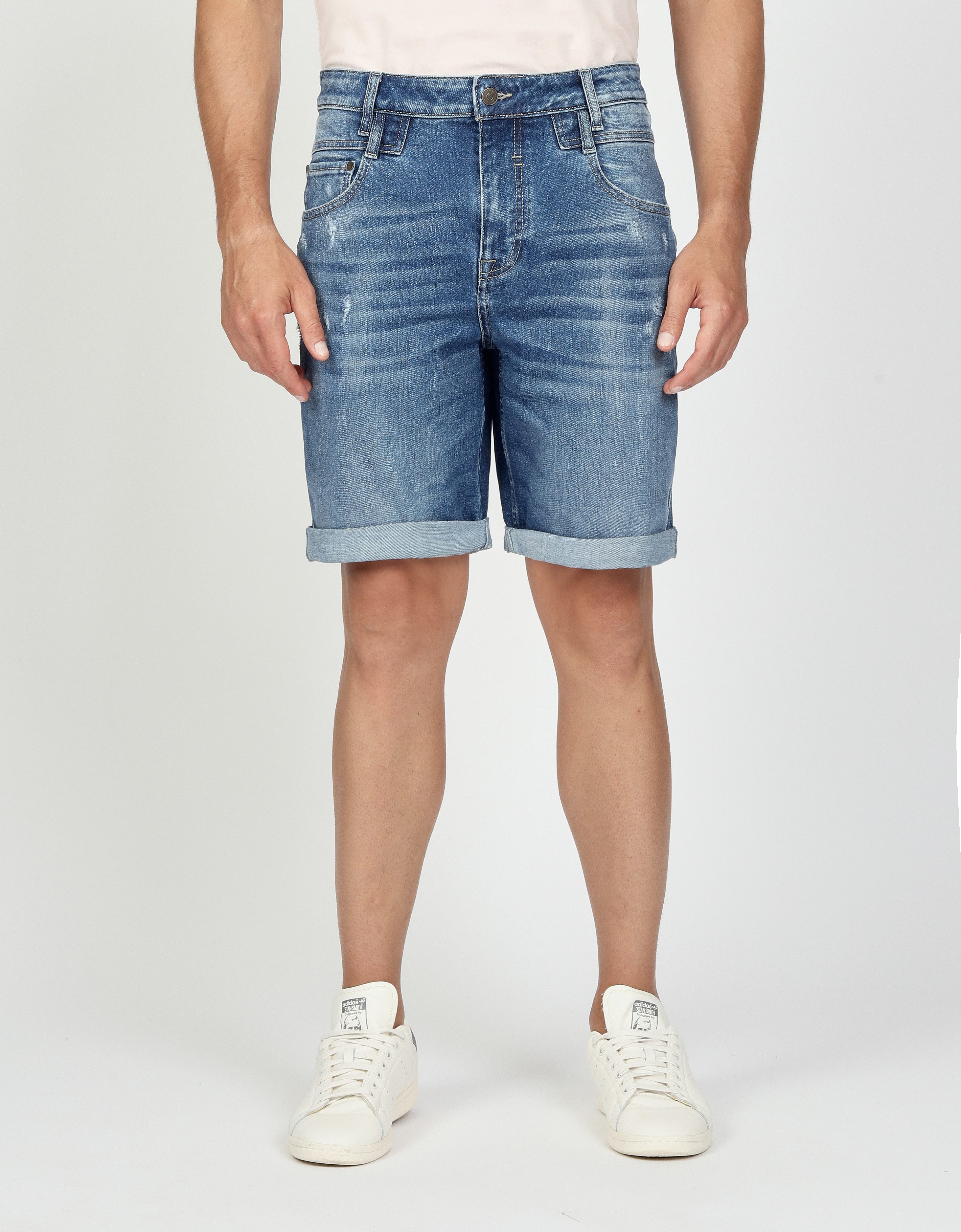 GANG Jeansshorts 94MARCO mit Doppelbunddetail günstig online kaufen