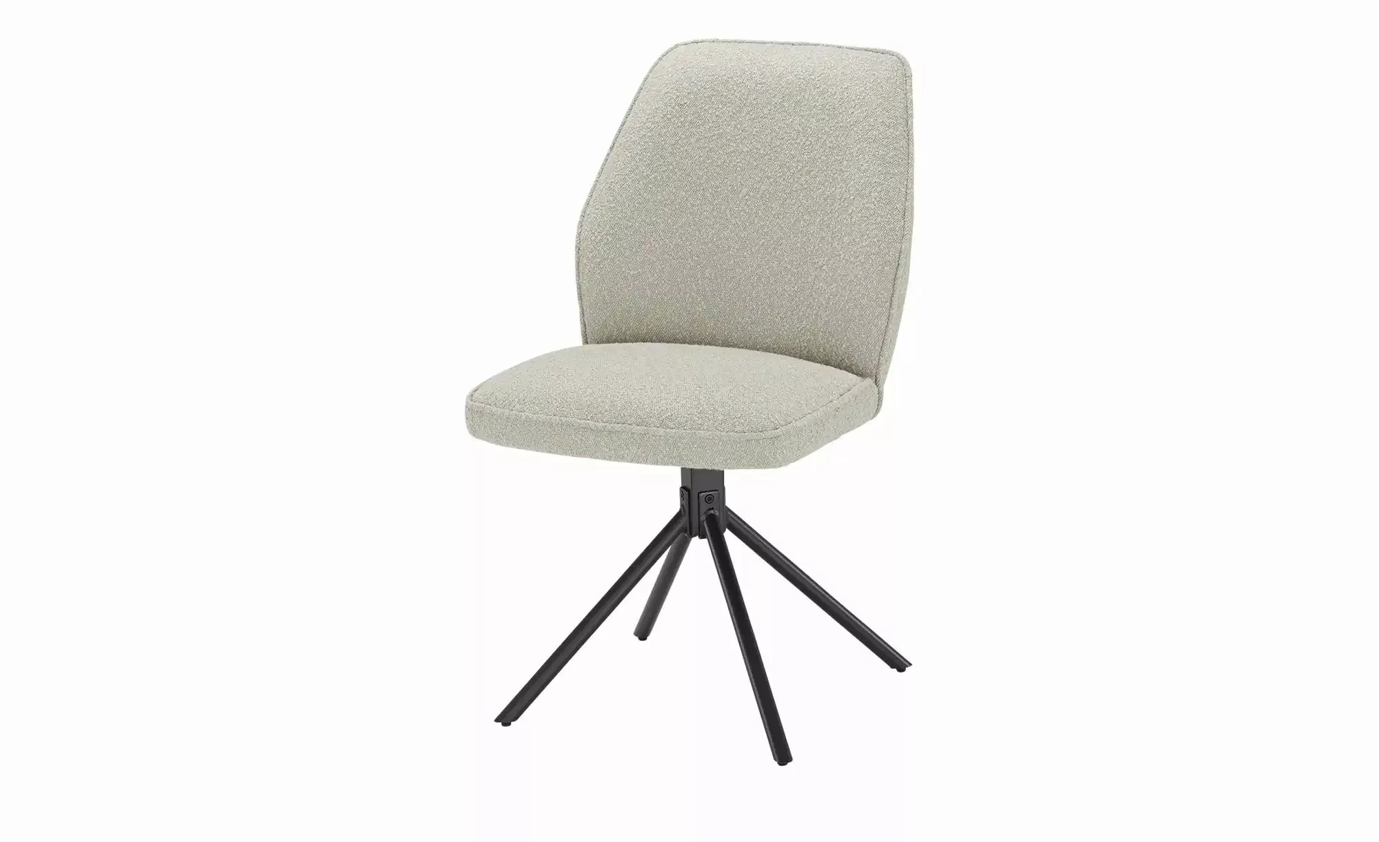 Stuhl  aus Teddy-Bouclé Flynn ¦ grau ¦ Maße (cm): B: 52 H: 86 T: 62 Stühle günstig online kaufen