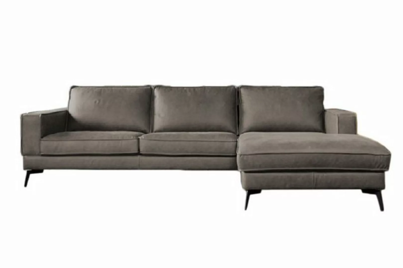 KAWOLA Ecksofa BLOOM, Leder Recamiere rechts od. links versch. Farben günstig online kaufen