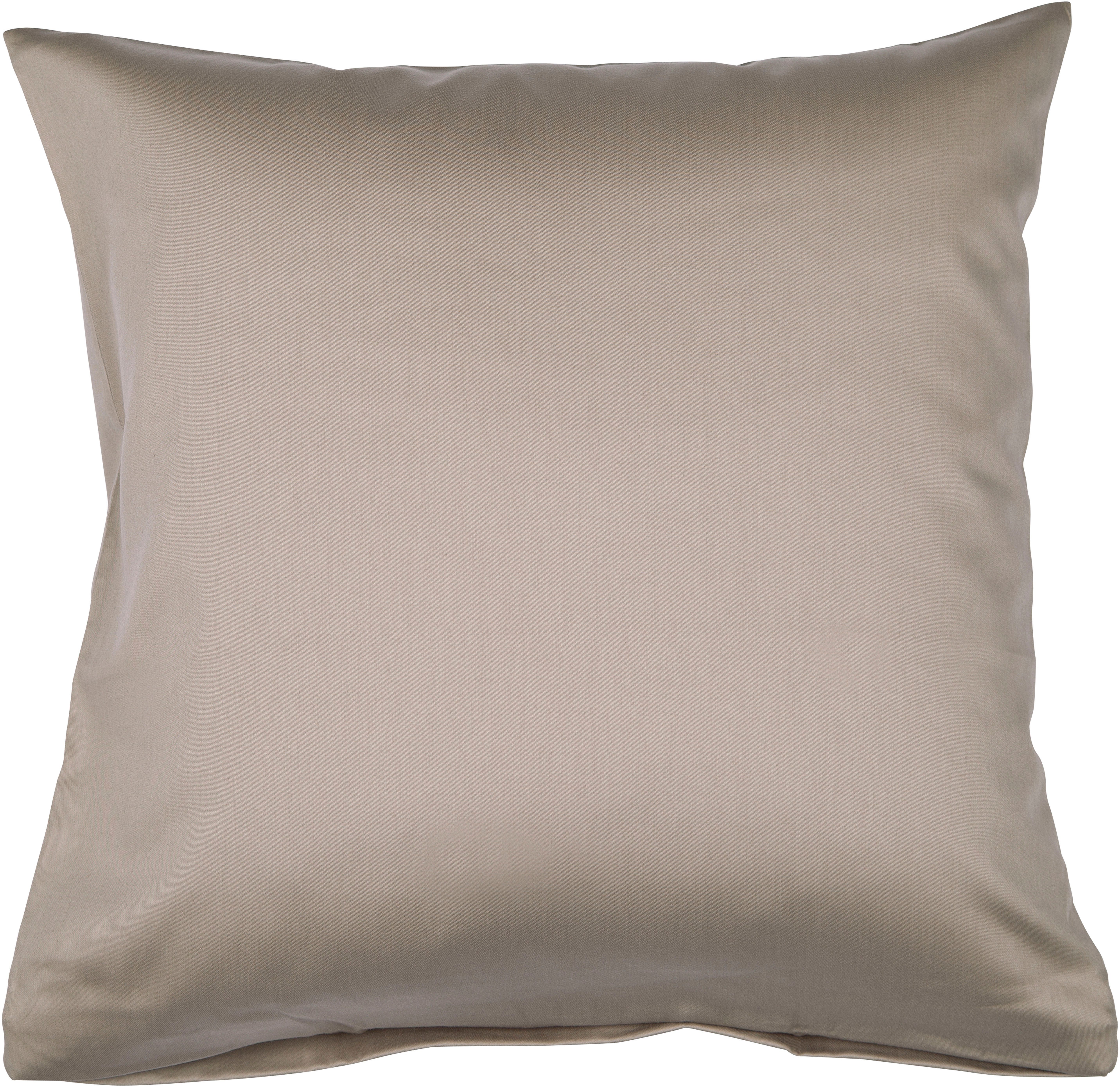 Janine Janine Mako-Satin Bettwäsche Colors 31001 cappuccino Größe:  80x80 c günstig online kaufen