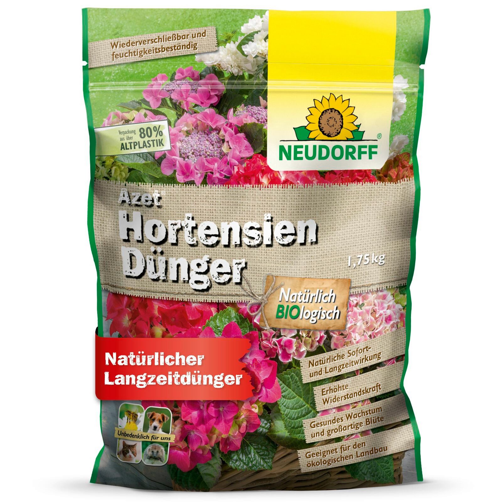 Neudorff Pflanzendünger Azet HortensienDünger 1,75 kg günstig online kaufen