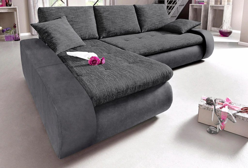 TRENDMANUFAKTUR Ecksofa "Indie, L-Form", wahlweise XL oder XXL günstig online kaufen