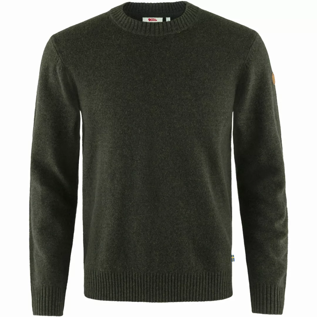 Fjaellraeven Oevik Round-Neck Sweater Dark Olive günstig online kaufen