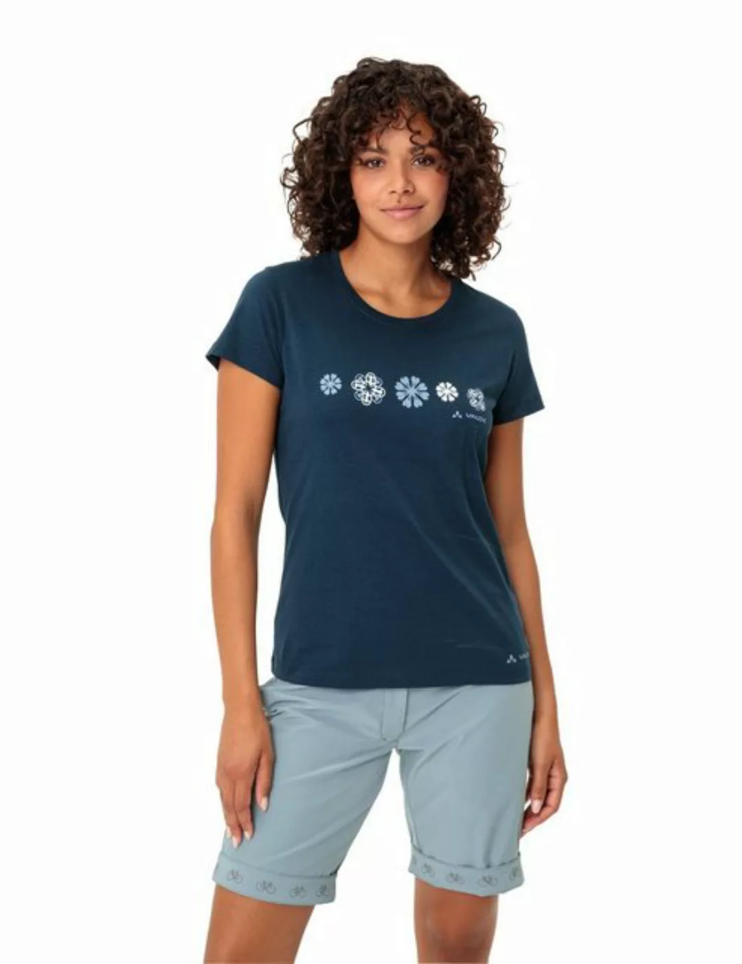 VAUDE T-Shirt Women's Cyclist T-Shirt V (1-tlg) Grüner Knopf günstig online kaufen