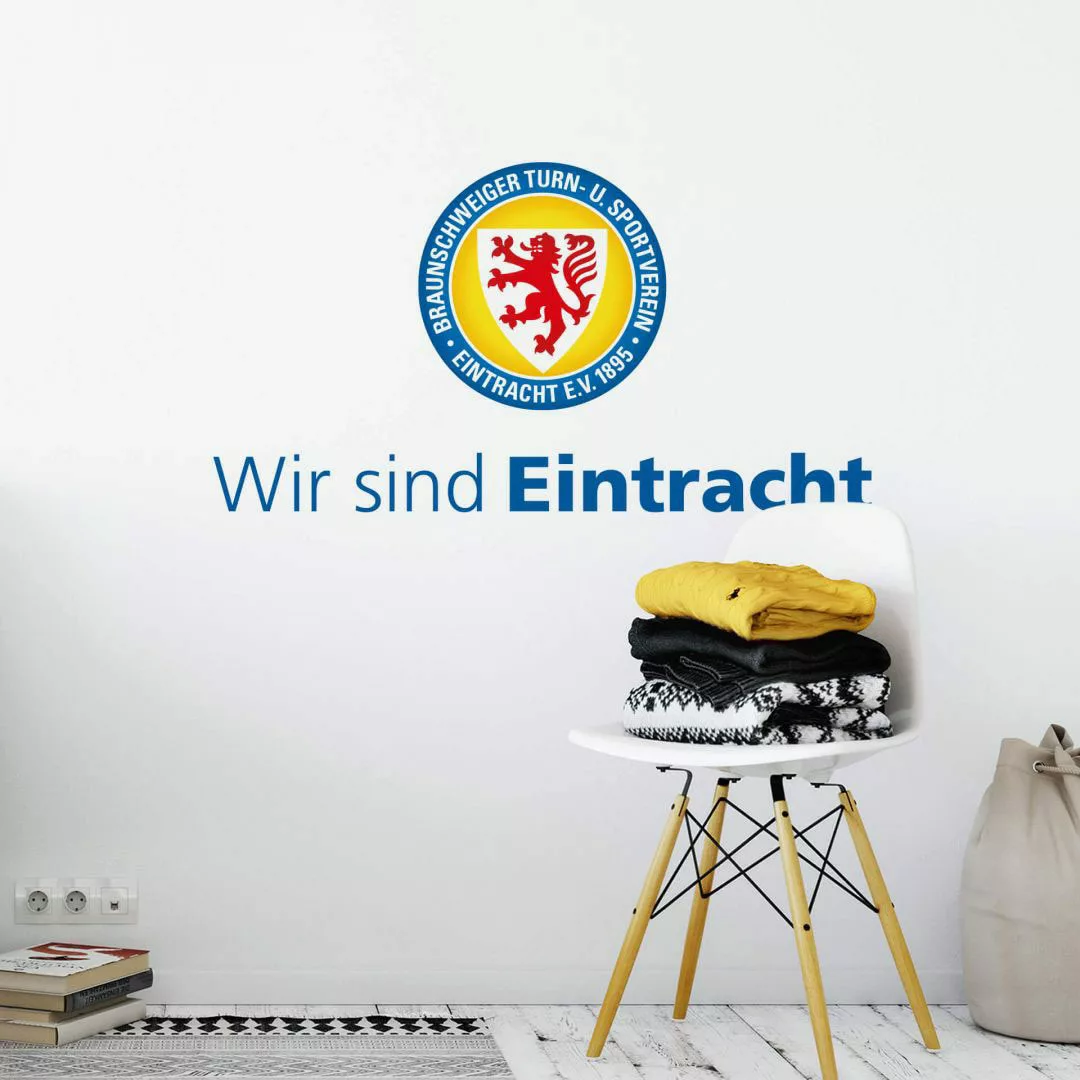 Wall-Art Wandtattoo »Wir sind Eintracht Braunschweig«, (Set, 1 St.), selbst günstig online kaufen