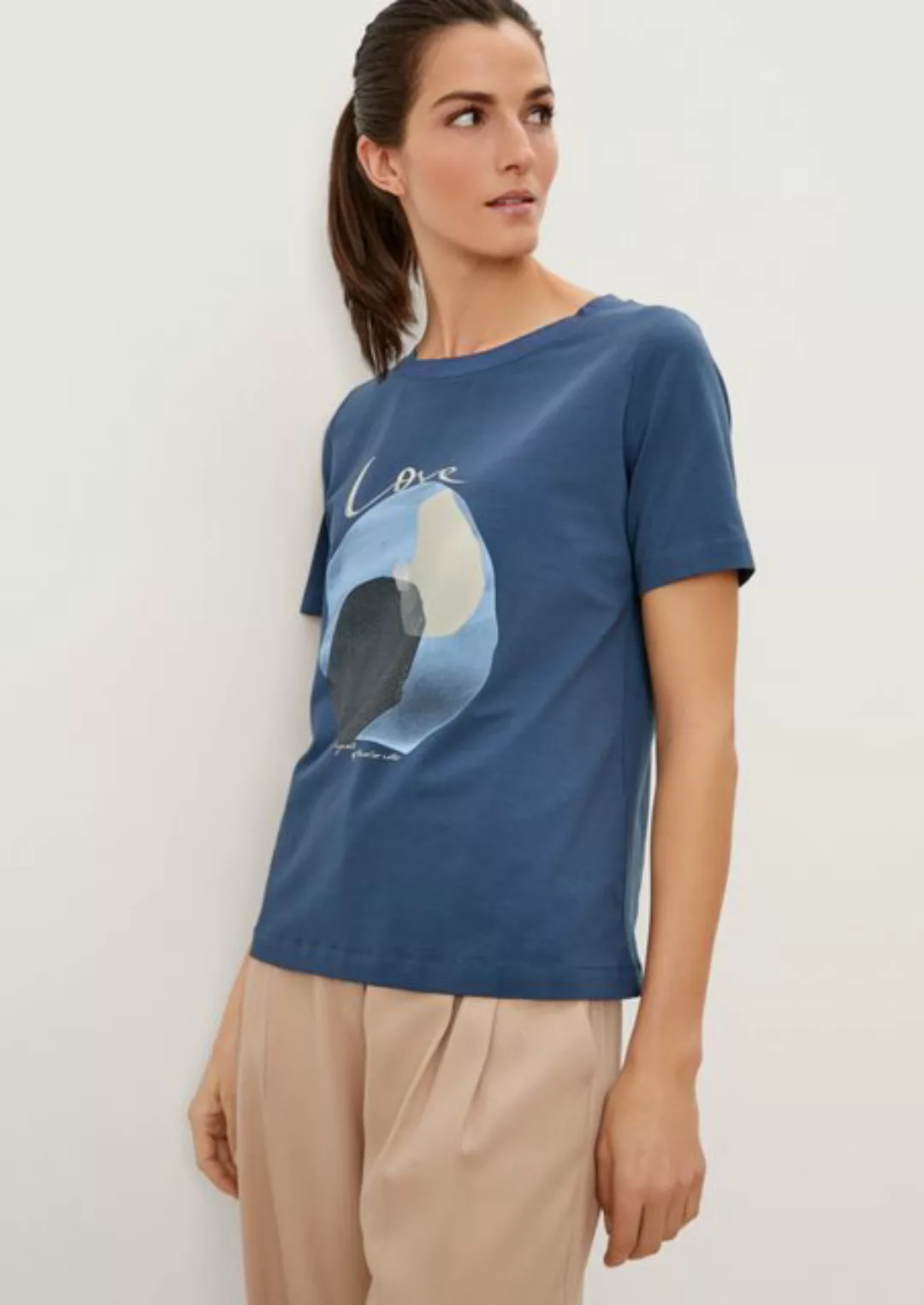 s.Oliver BLACK LABEL Kurzarmshirt T-Shirt günstig online kaufen