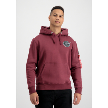 Alpha Industries  Sweatshirt Dark Side Hoodie - burgundy günstig online kaufen