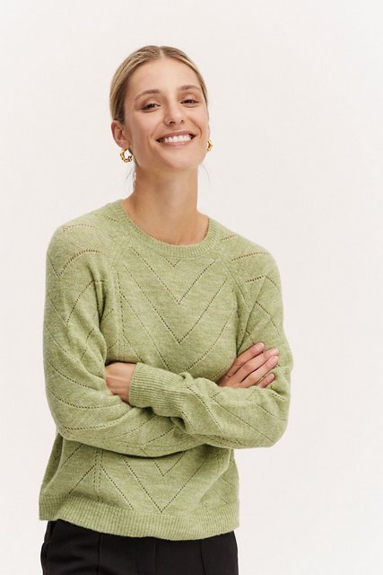 b.young Strickpullover BYMARTINE POINTELLE JUMPER - 20811894 günstig online kaufen