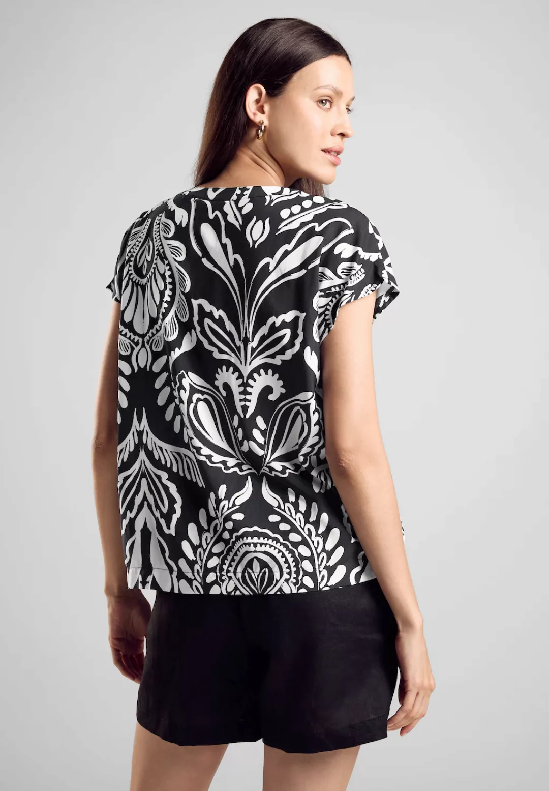 STREET ONE Shirtbluse, aus softer Viskose günstig online kaufen