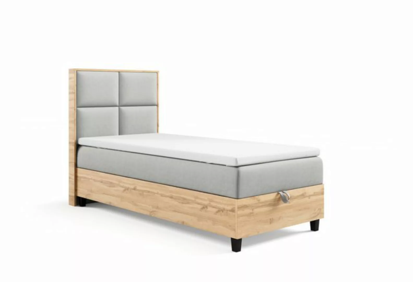 Best for Home Boxspringbett mit Bettkasten Trinity K-2 PLATE SINGLE Bonellf günstig online kaufen