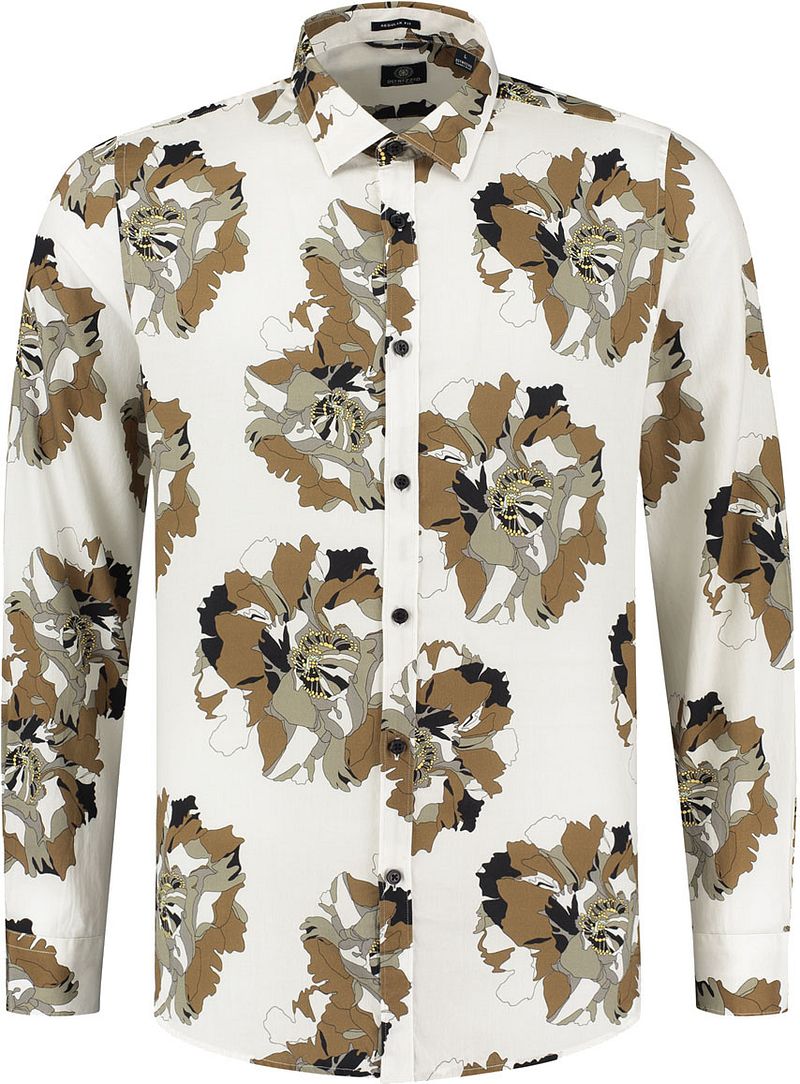 Dstrezzed Hemd Camo Flower Off-White - Größe L günstig online kaufen