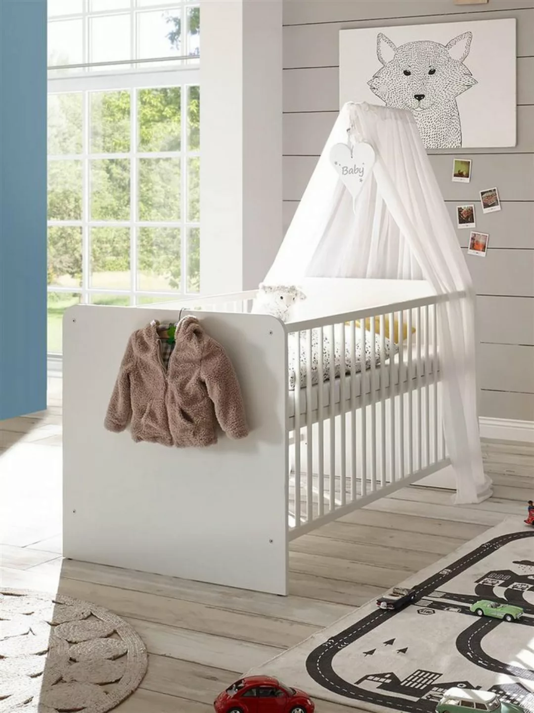 Begabino Babybett 144 x 80,5 x 81,7 cm (B/H/T) günstig online kaufen