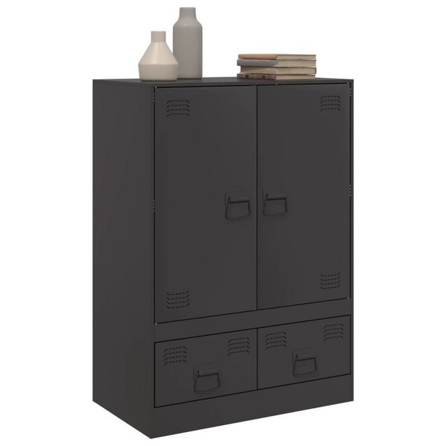 vidaXL Mehrzweckschrank Highboard Schwarz 67x39x95 cm Stahl günstig online kaufen