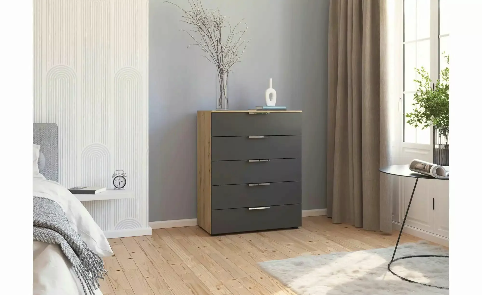 Kommode ¦ holzfarben ¦ Maße (cm): B: 80 H: 100 Kommoden & Sideboards > Komm günstig online kaufen