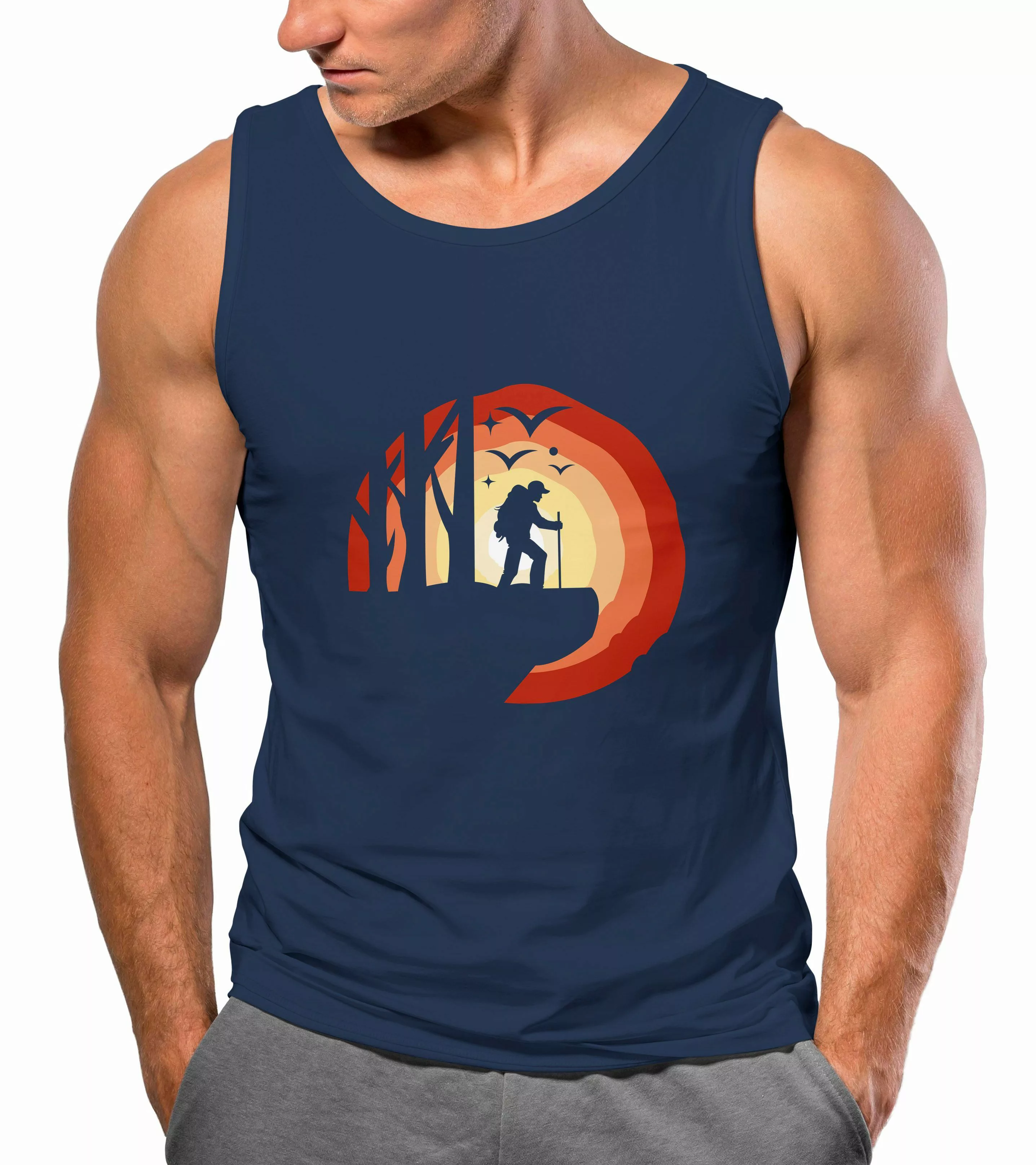 Neverless Tanktop Herren Tank-Top {replace} Muskelshirt günstig online kaufen