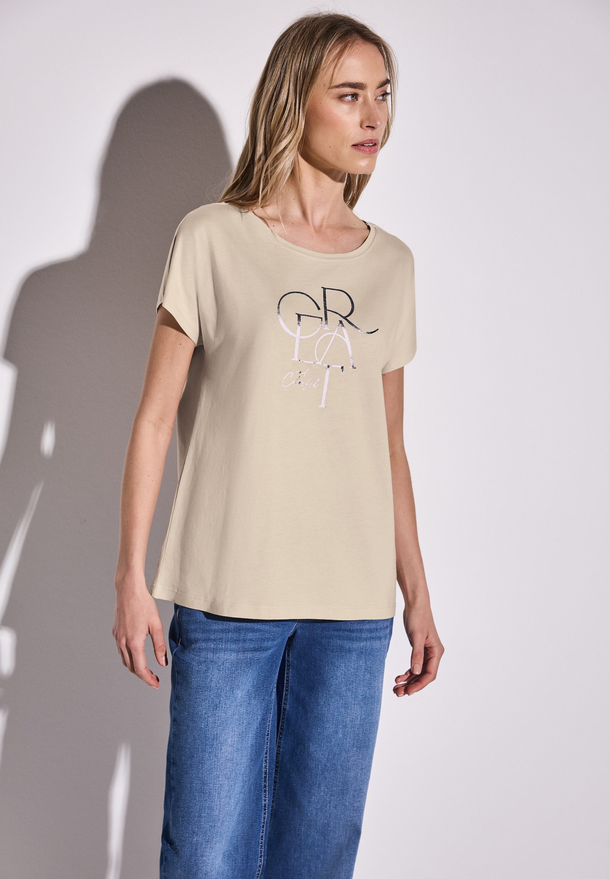 STREET ONE T-Shirt, im soften Baumwoll-Mix günstig online kaufen