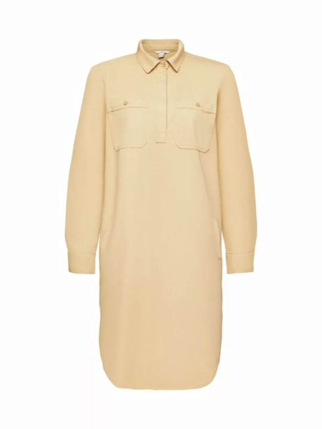 Esprit Midikleid Canvas-Kleid aus 100% Pima-Baumwolle günstig online kaufen