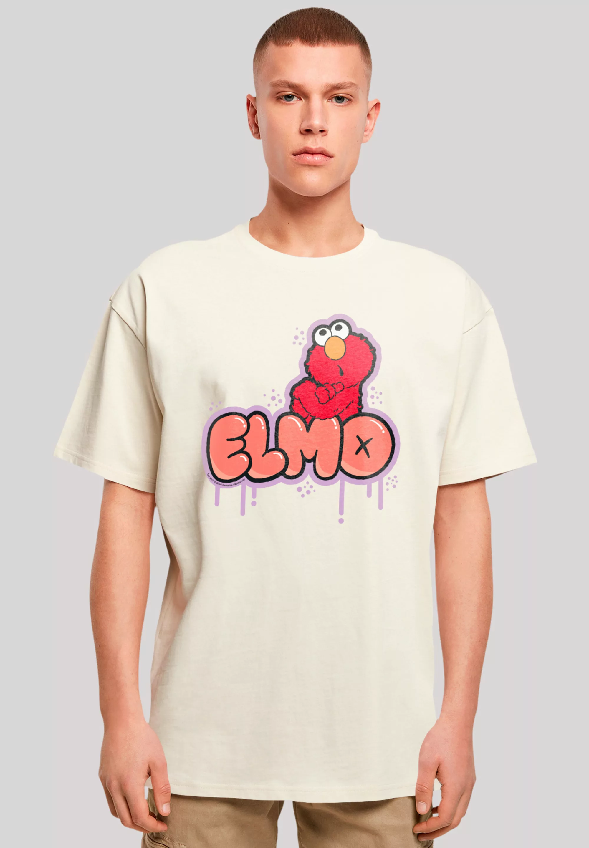 F4NT4STIC T-Shirt "Sesamstraße Elmo NO", Premium Qualität, Weihnachts-Kolle günstig online kaufen