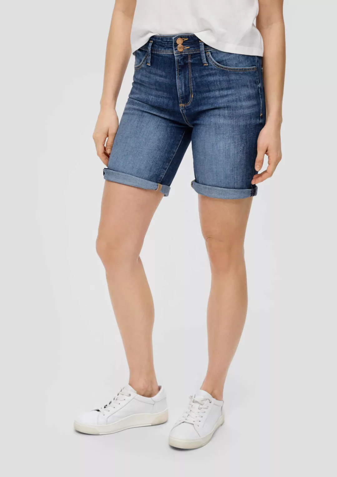 s.Oliver Jeansbermudas, in blauer Waschung günstig online kaufen