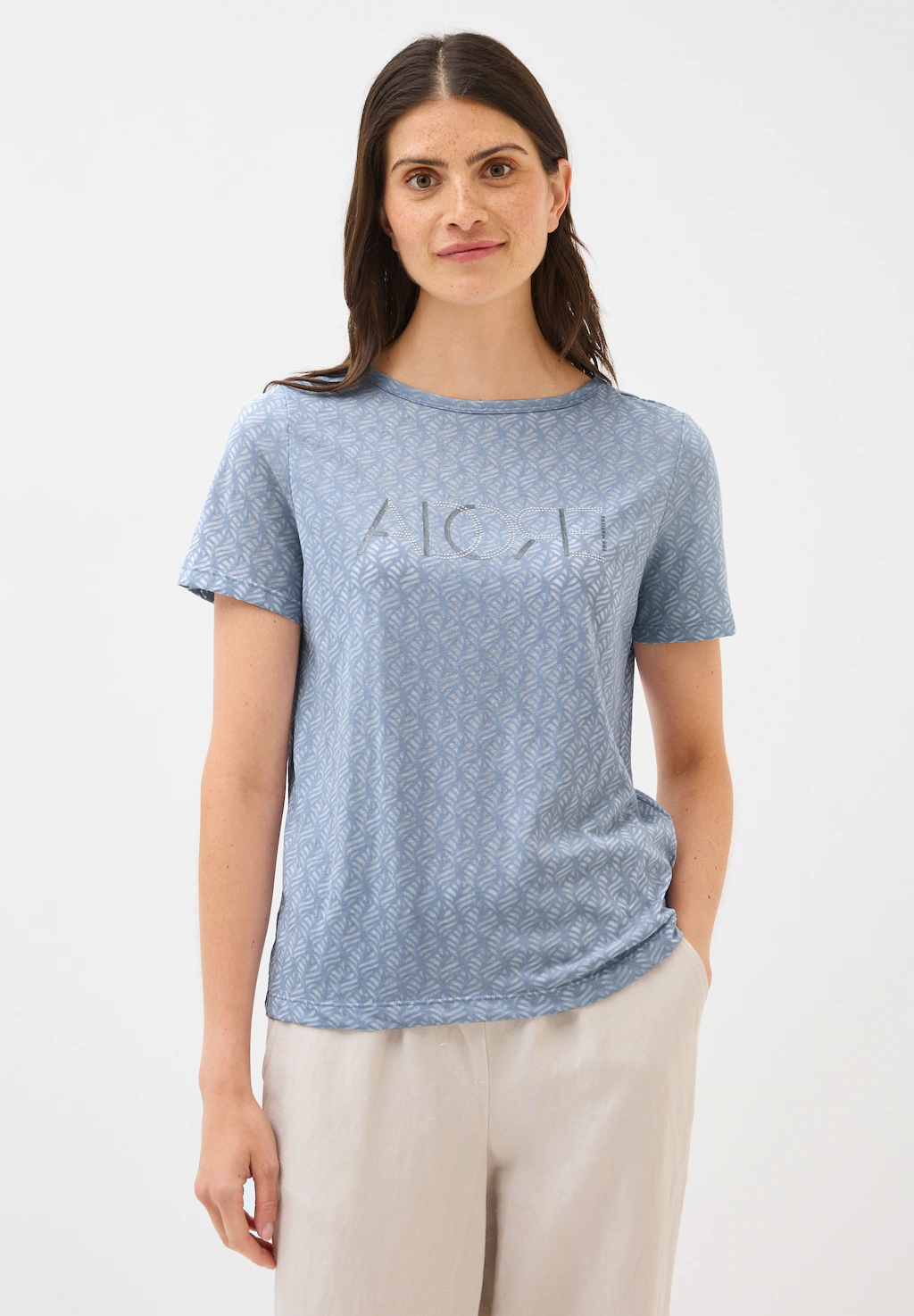 Cecil T-Shirt, mit Burnout-Optik günstig online kaufen