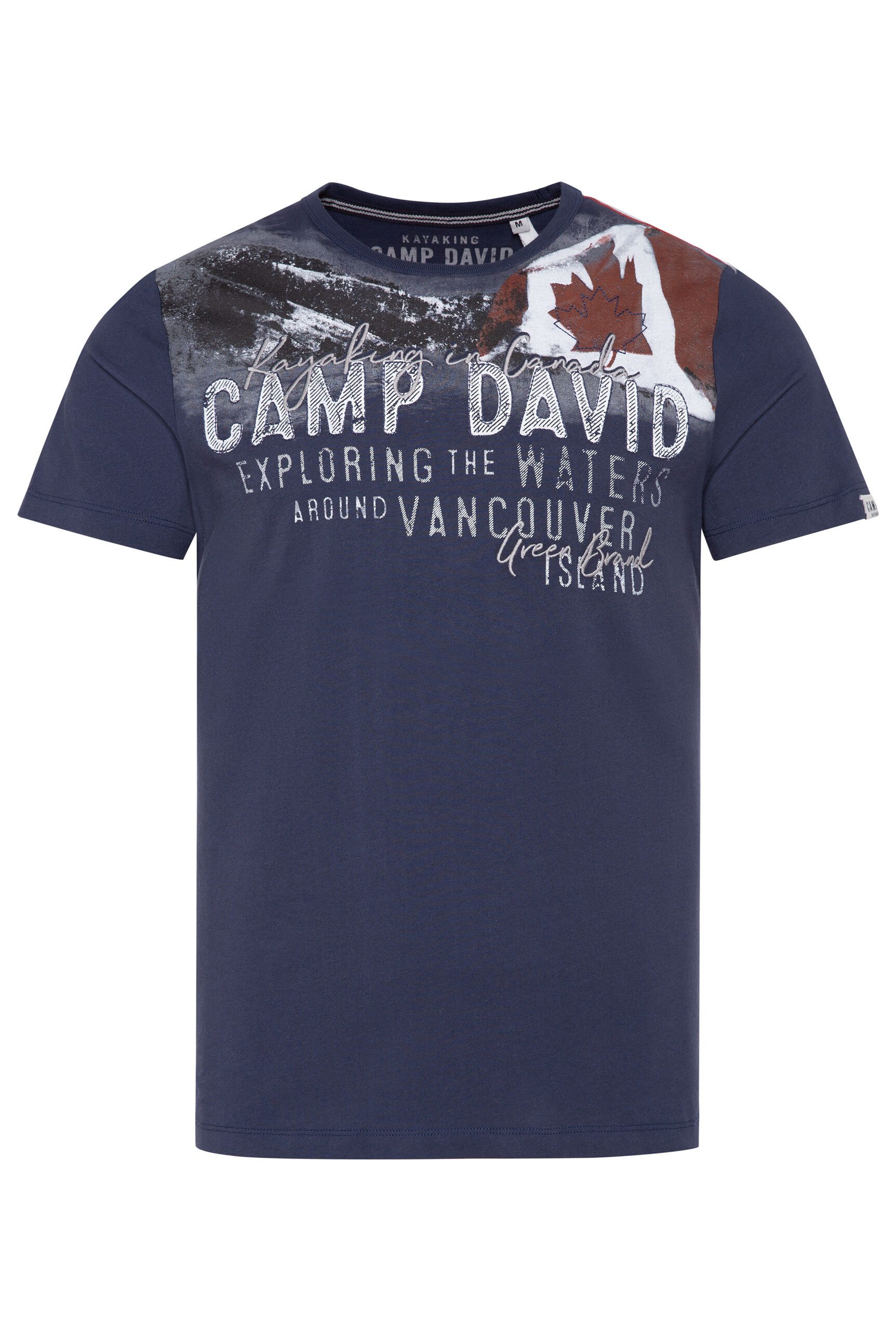 CAMP DAVID Rundhalsshirt, aus Baumwolle günstig online kaufen