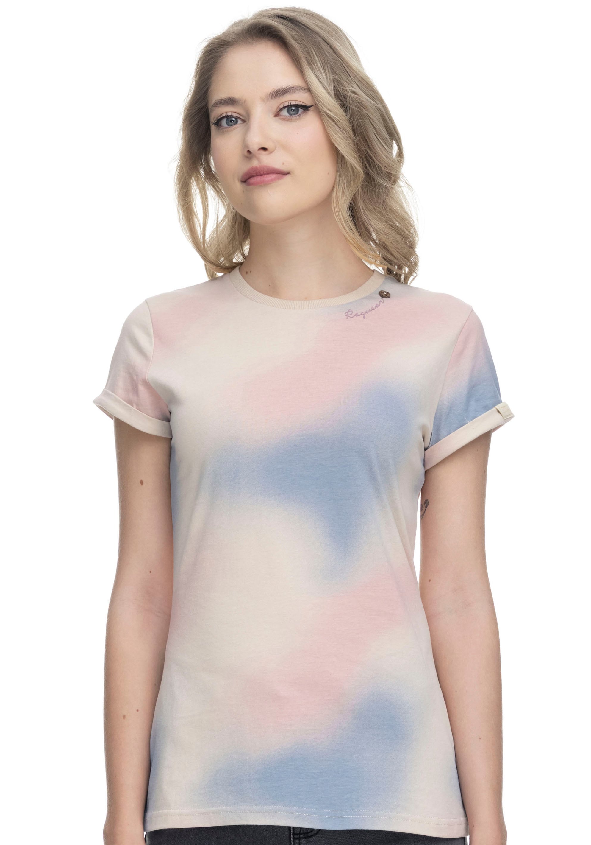 Ragwear T-Shirt FEYE OMBRE im Batik-Print-Design günstig online kaufen