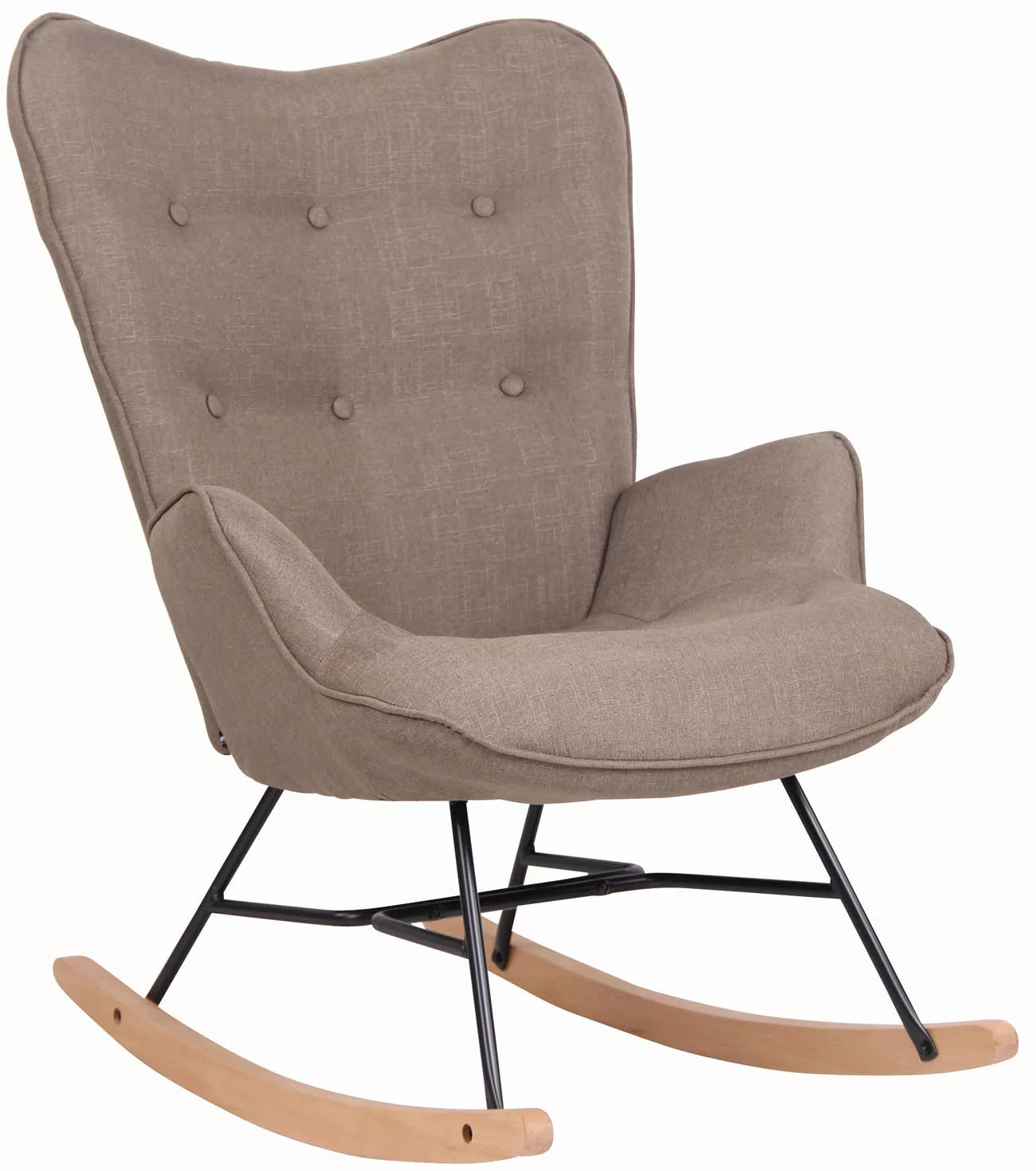Stuhl Sanka Stoff Taupe günstig online kaufen