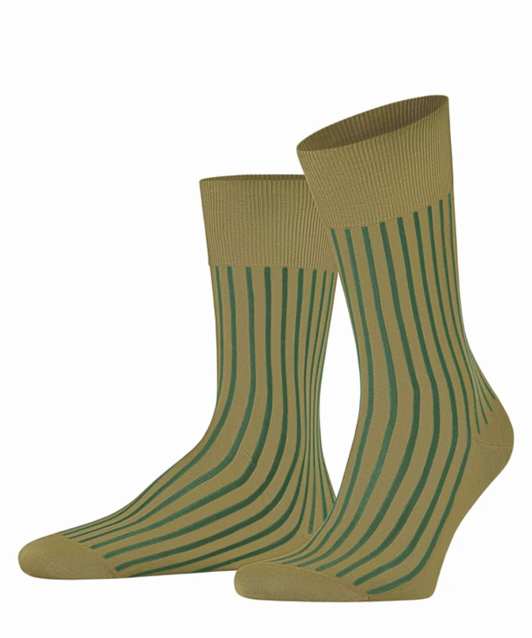 FALKE Shadow Herren Socken, 39-40, Grün, Rippe, Baumwolle, 14648-729803 günstig online kaufen